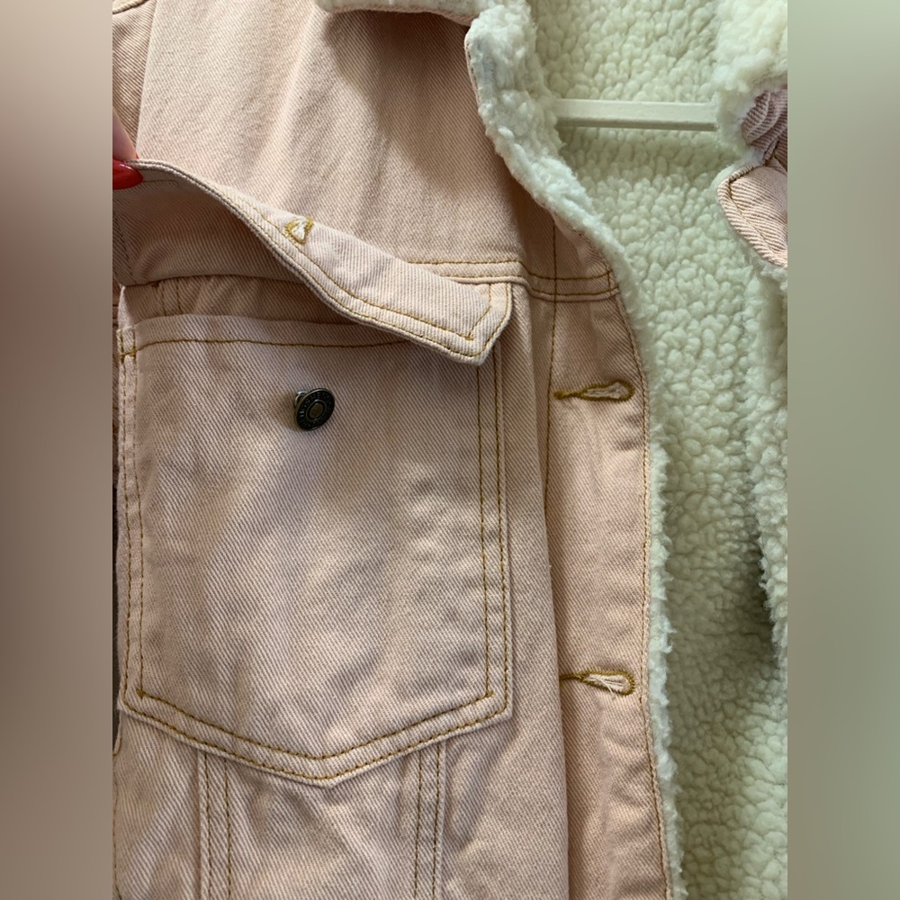Pink button jacket with pockets - Picture 3 of 6
